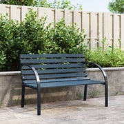 Banco de jardim 120 cm madeira cinzento