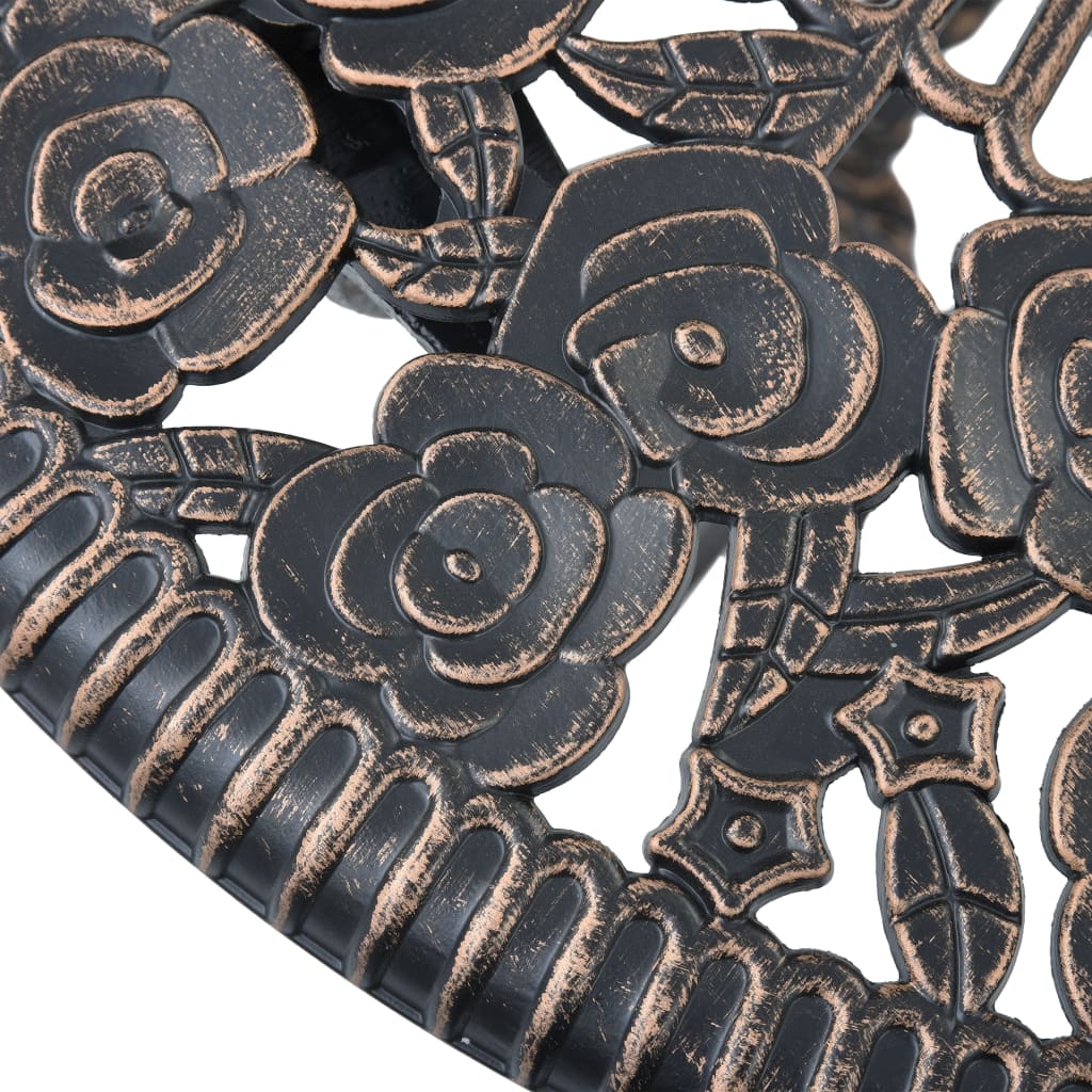 3 pcs conjunto bistrô alumínio fundido