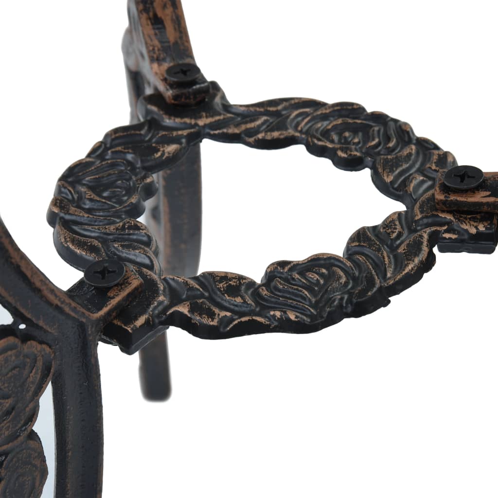 3 pcs conjunto bistrô alumínio fundido