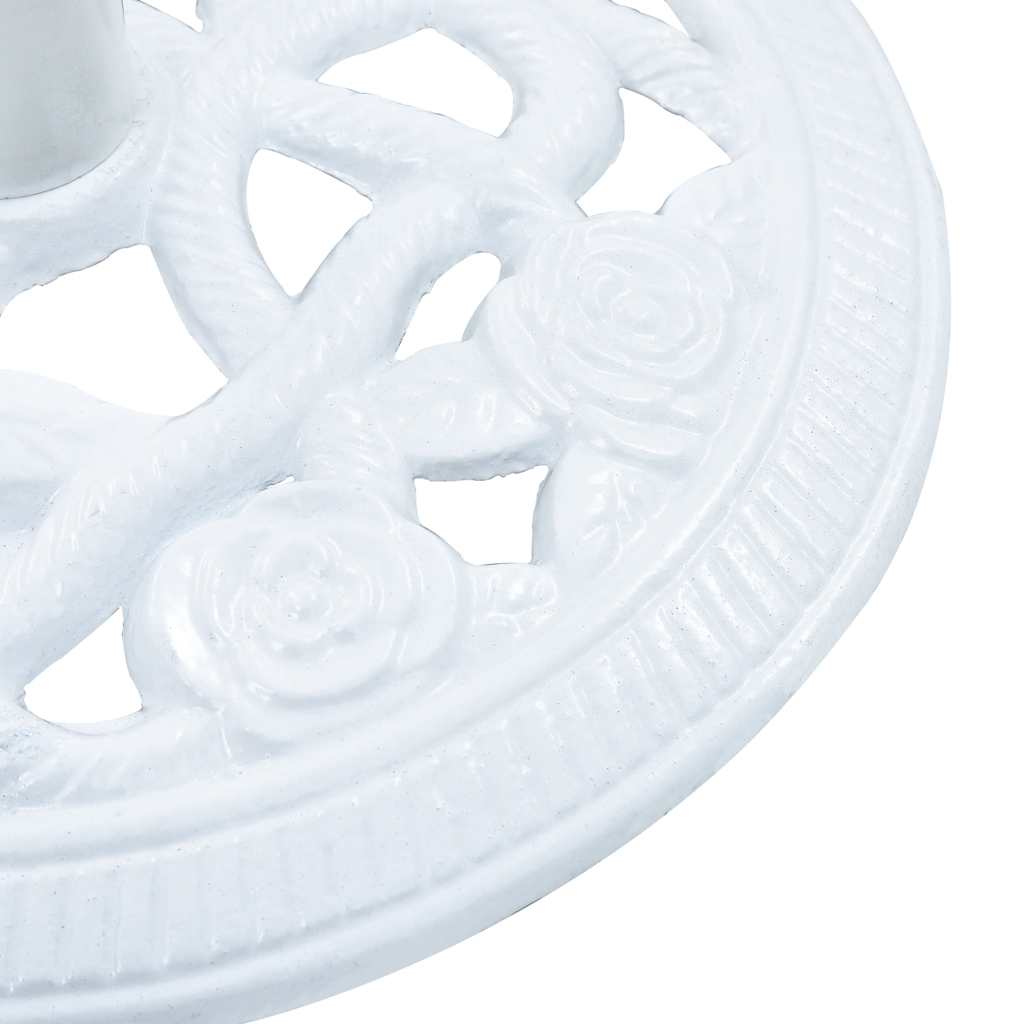 Base para guarda-sol 9 kg 40 cm ferro fundido branco