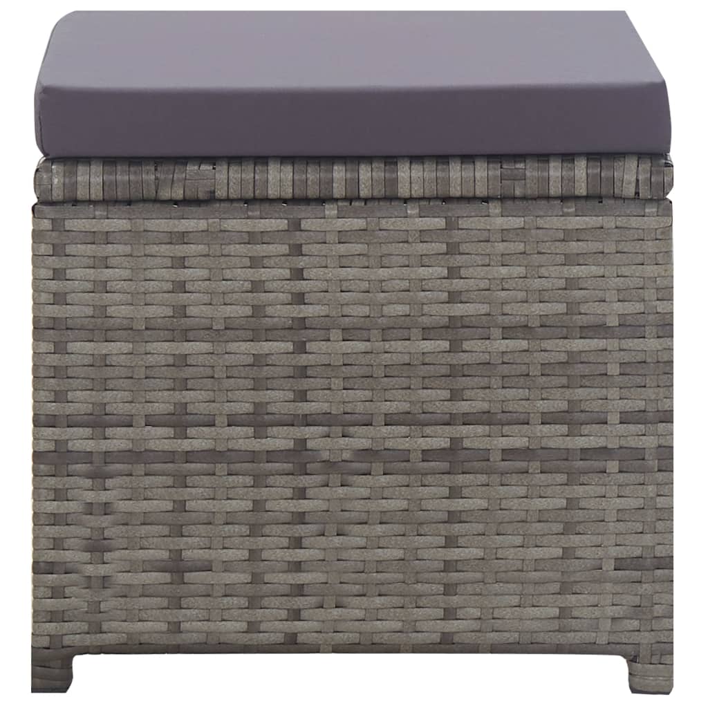 13 pcs conjunto jantar exterior vime e madeira acácia antracite