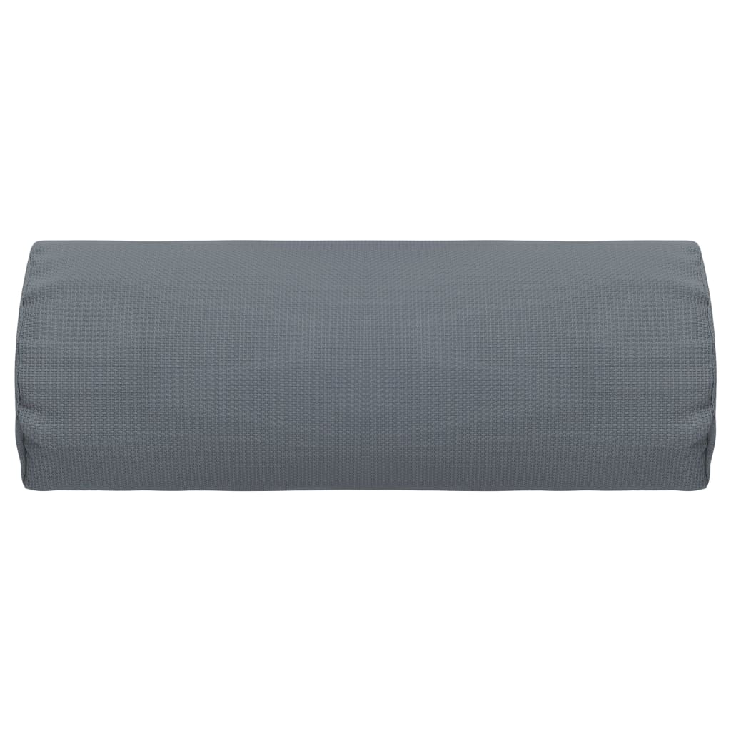 Encosto cabeça cadeira de pátio 40x7,5x15 cm textilene cinza