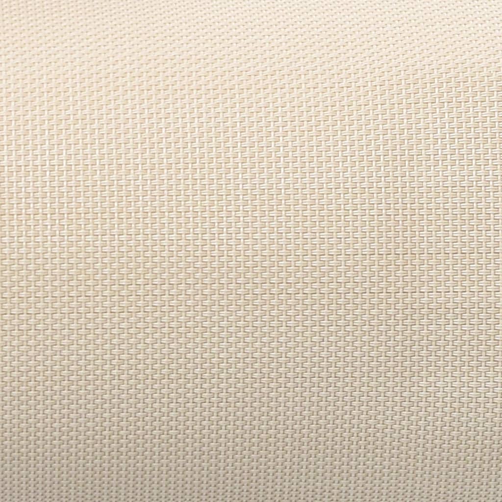 Encosto cabeça cadeira de pátio 40x7,5x15 cm textilene creme