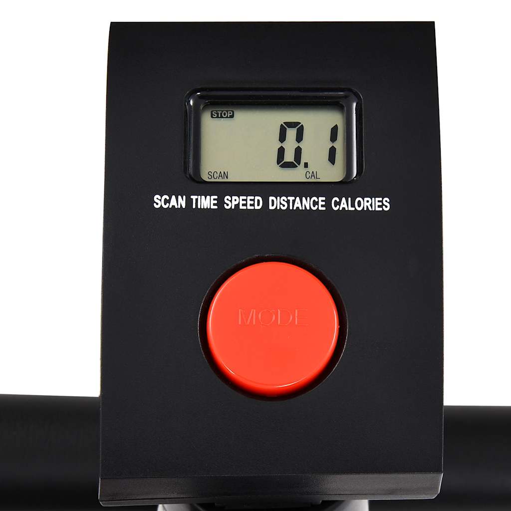 Bicicleta estática com resistência por cinta branca