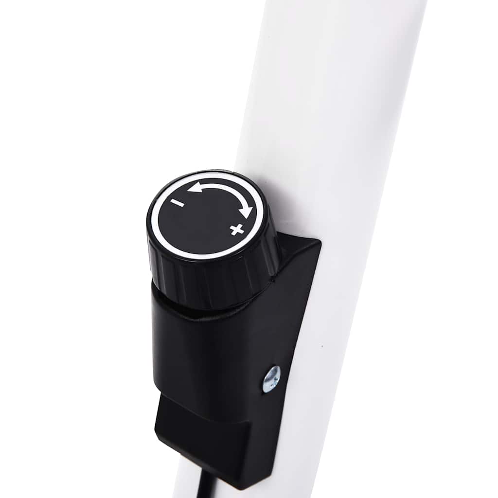 Bicicleta estática com resistência por cinta branca