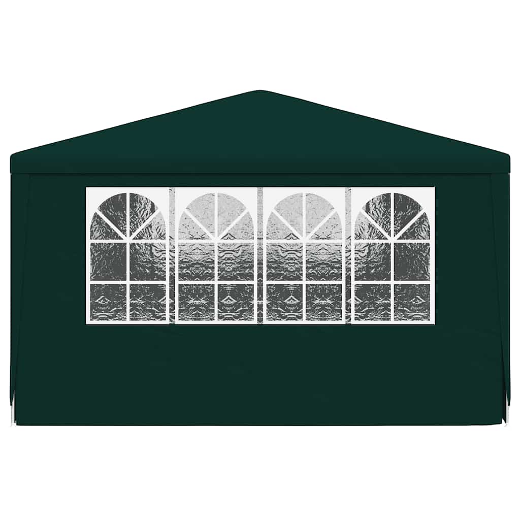 Tenda festas profissional c/ paredes laterais 4x6m 90g/m² verde