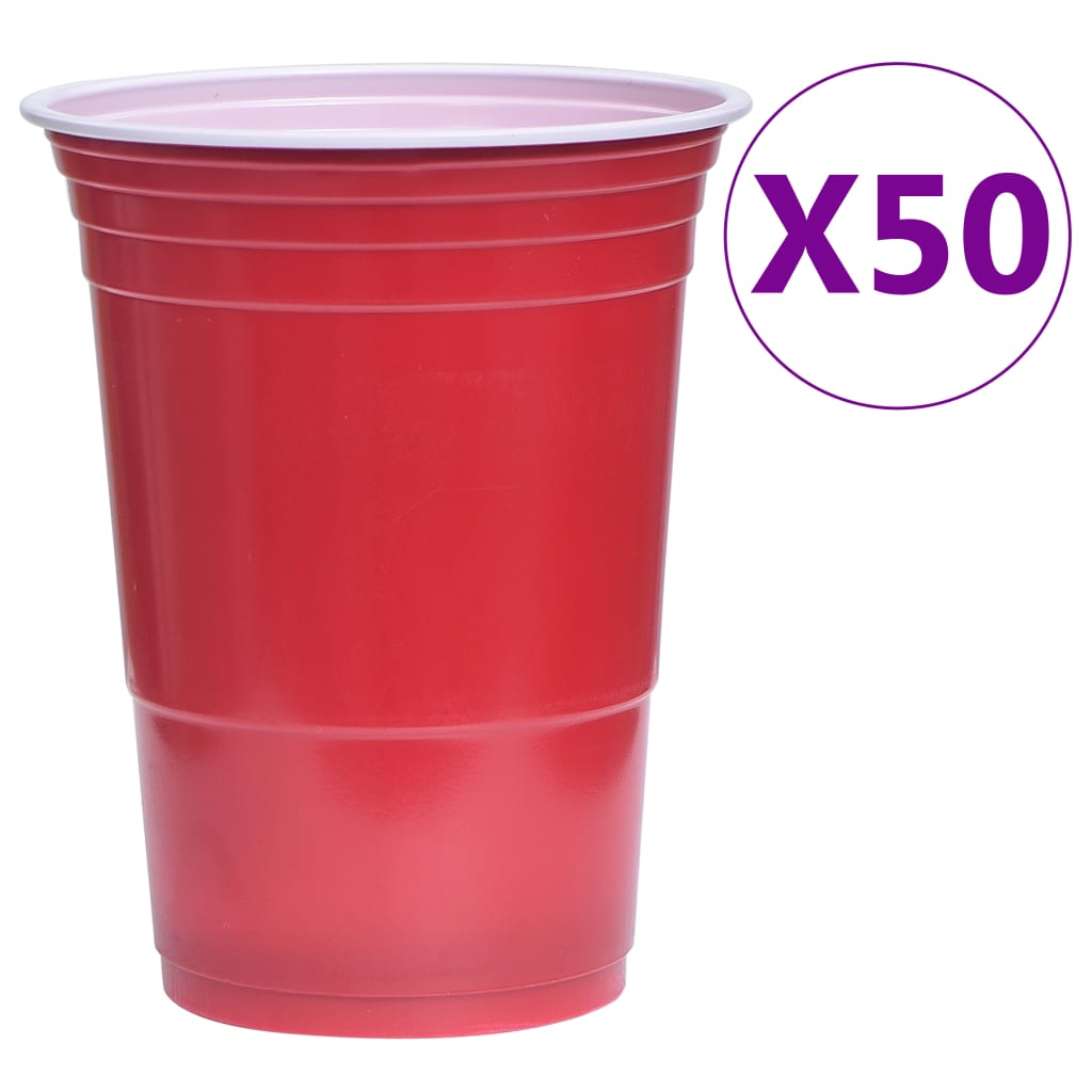 Conjunto mesa de beer pong 0,5 L plástico