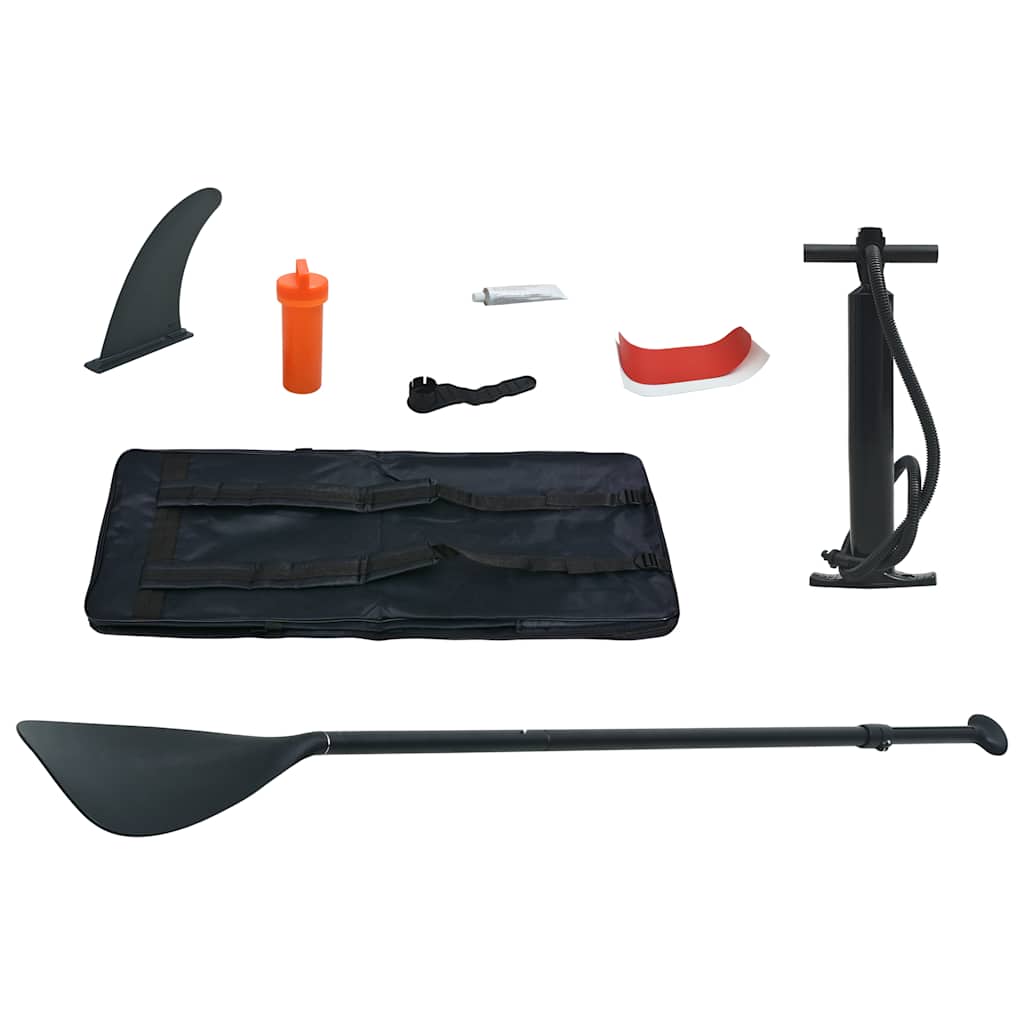 Prancha de paddle SUP insuflável vermelho e branco