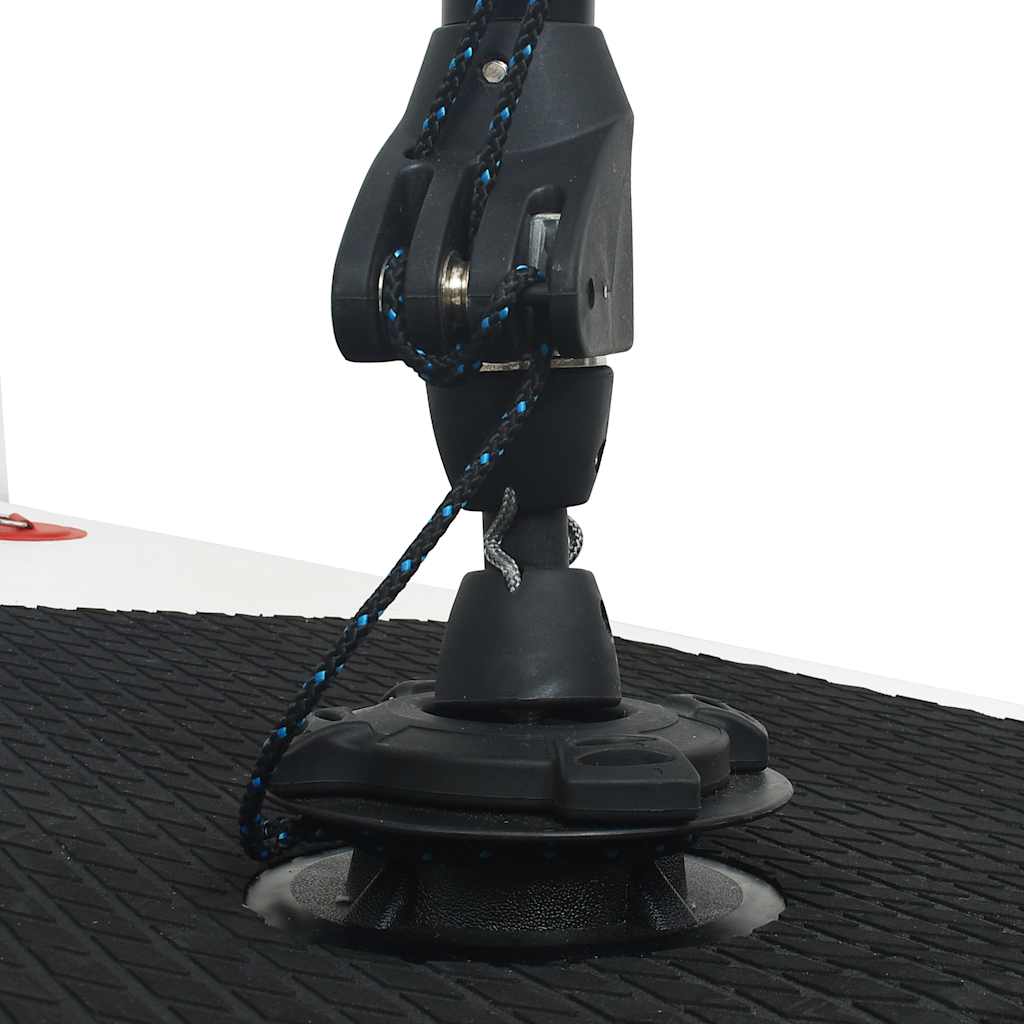 Conjunto prancha paddle SUP insuflável c/ vela vermelho/branco