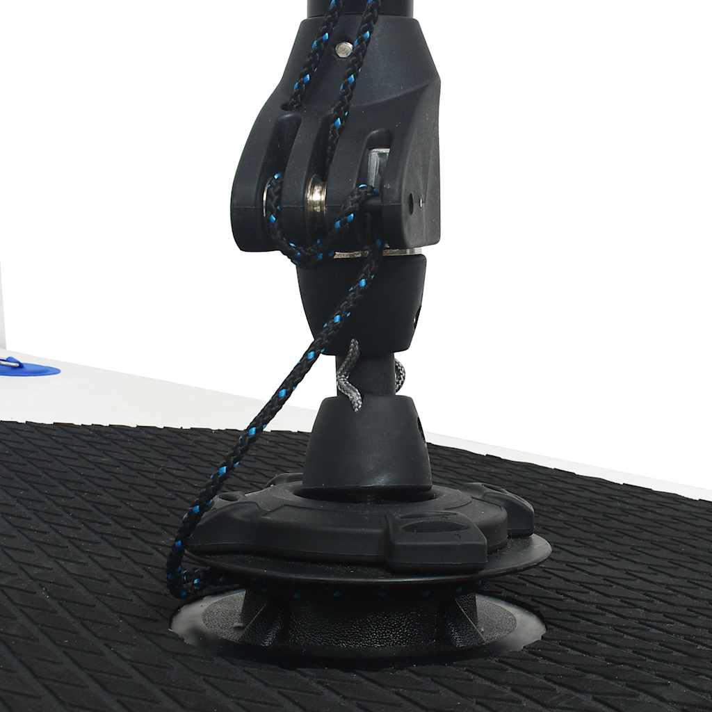 Conjunto prancha paddle SUP insuflável c/ vela azul/branco