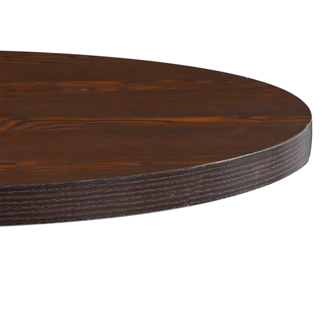 Mesa bistrô 80x80 cm MDF castanho-claro