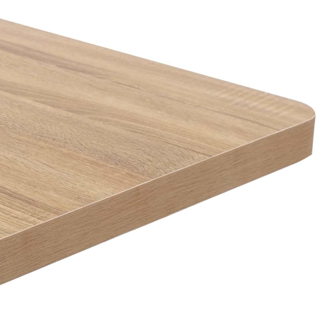 Mesa bistrô 80x80 cm MDF castanho-claro