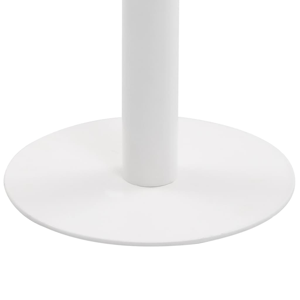 Mesa bistrô 80x80 cm MDF castanho-claro