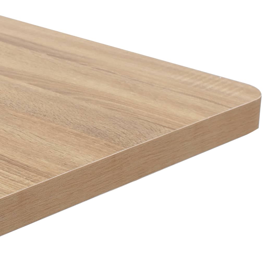 Mesa bistrô 80x80 cm MDF castanho-claro
