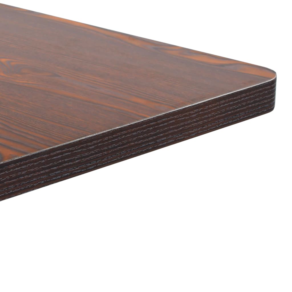 Mesa bistrô 80x80 cm MDF castanho-claro