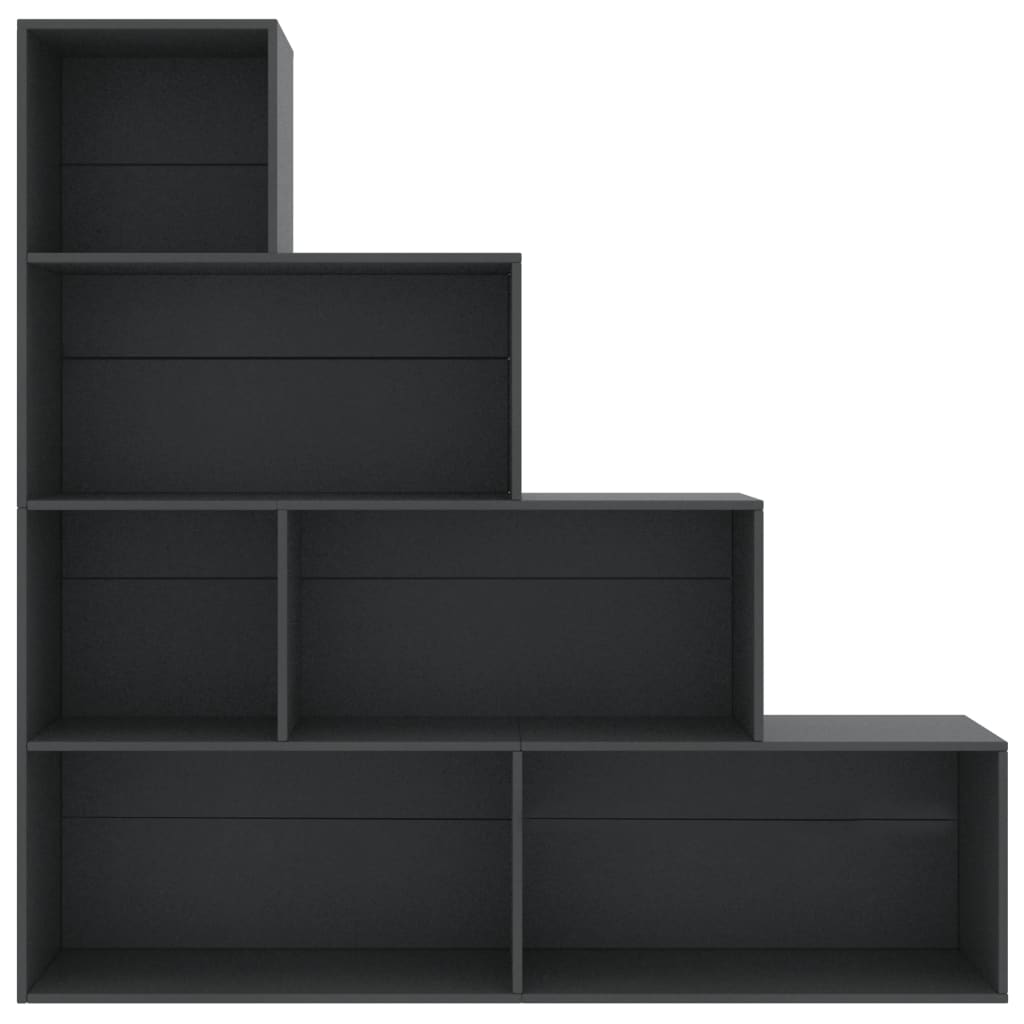 Estante/divisória 155x24x160 cm contraplacado branco brilhante