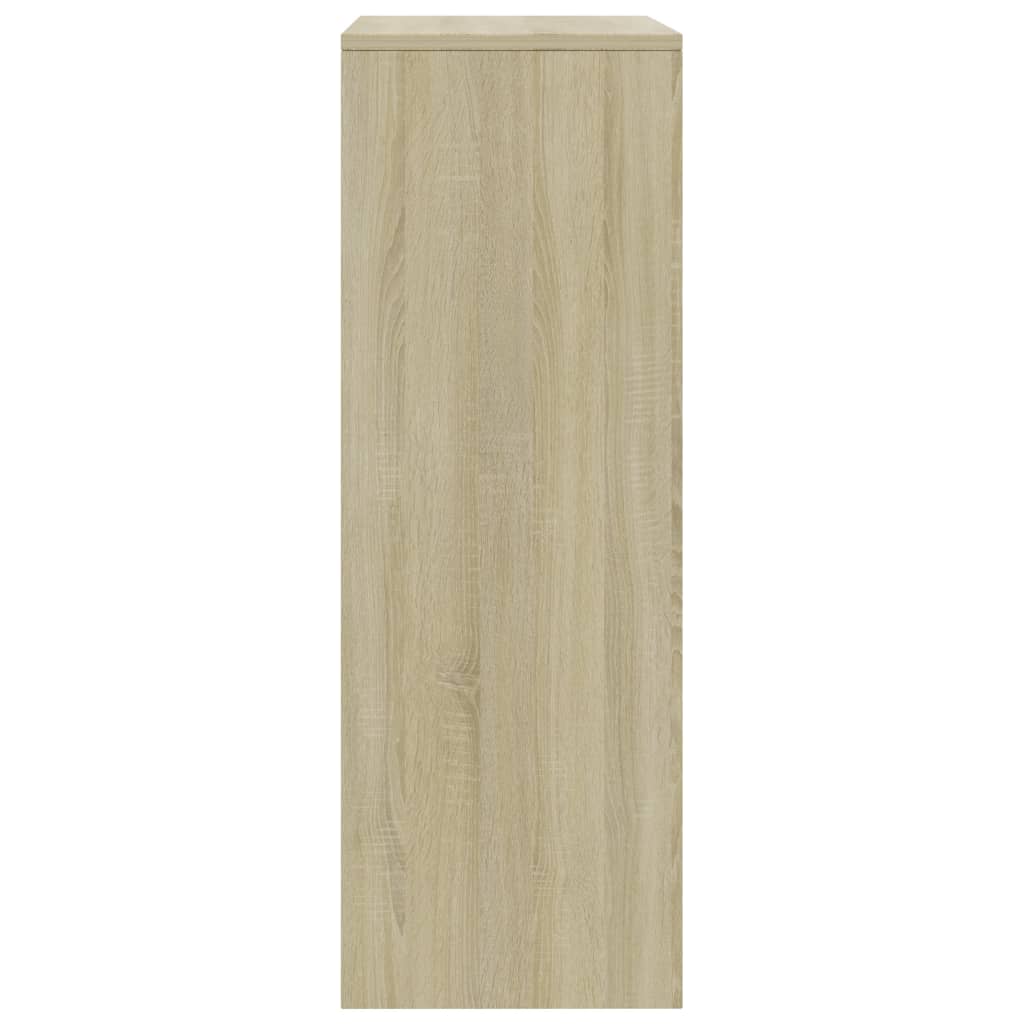 Aparador com 6 gavetas 50x34x96 cm contraplacado branco
