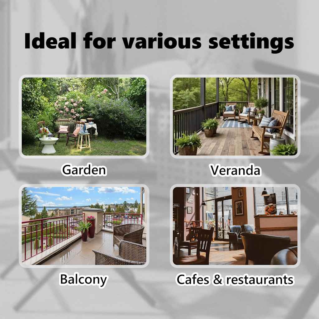 Estore de rolo para exterior 150x270 cm antracite