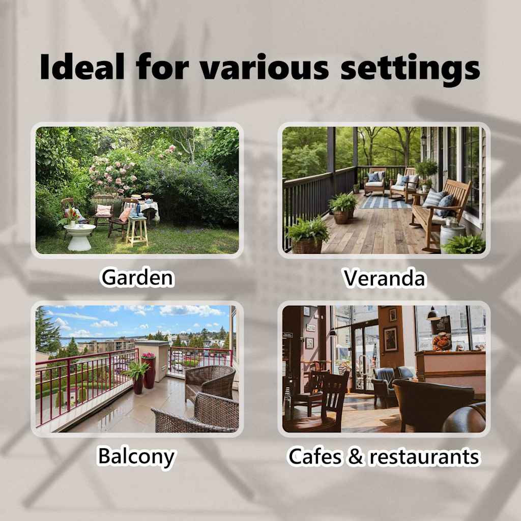 Estore de rolo para exterior 150x270 cm antracite