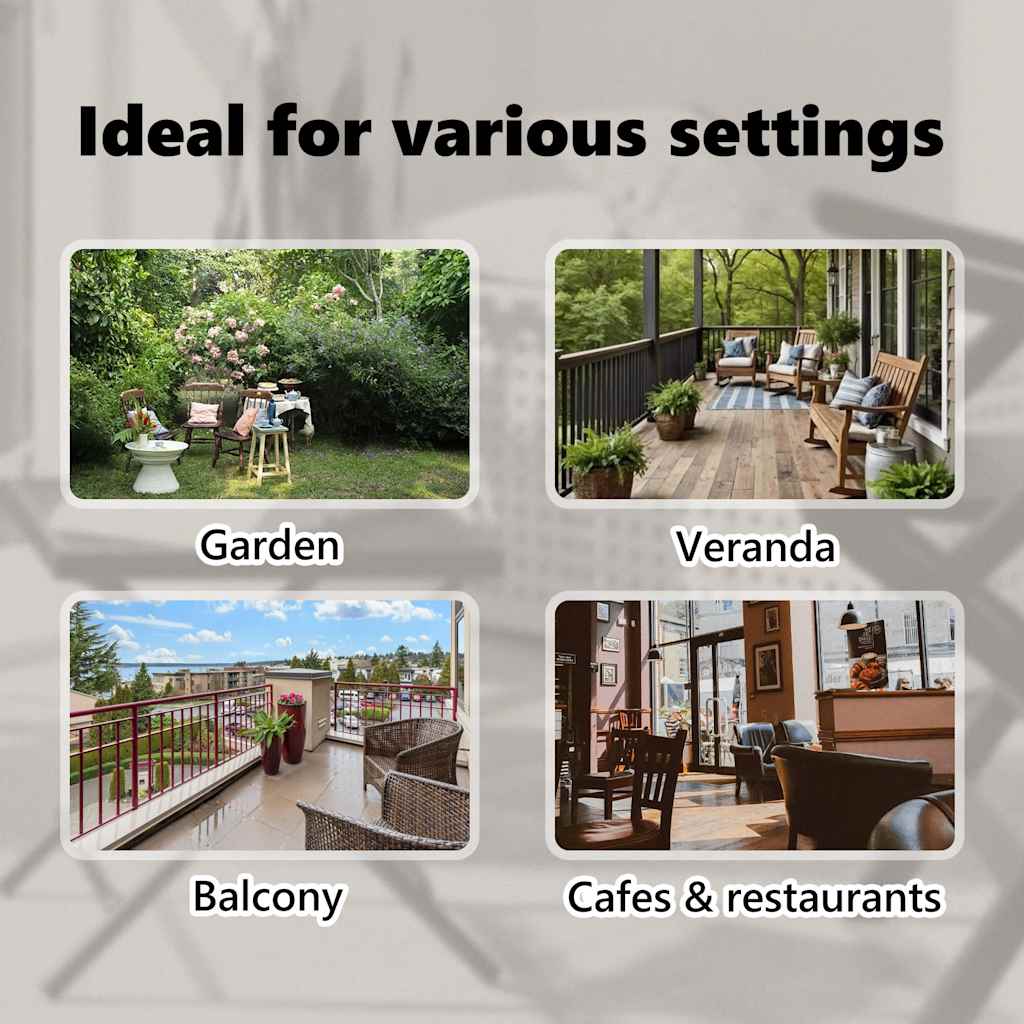 Estore de rolo para exterior 150x270 cm antracite