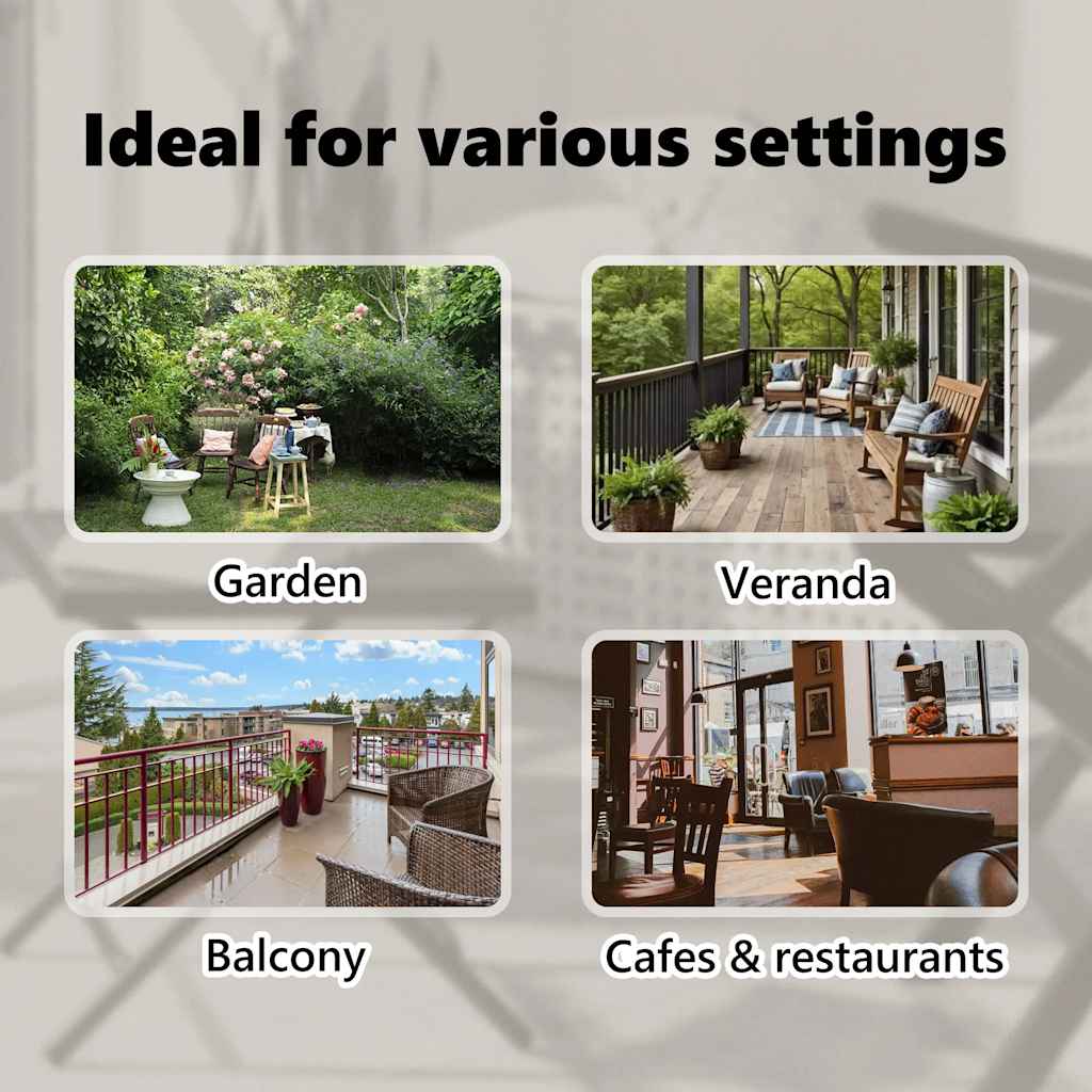 Estore de rolo para exterior 150x270 cm antracite