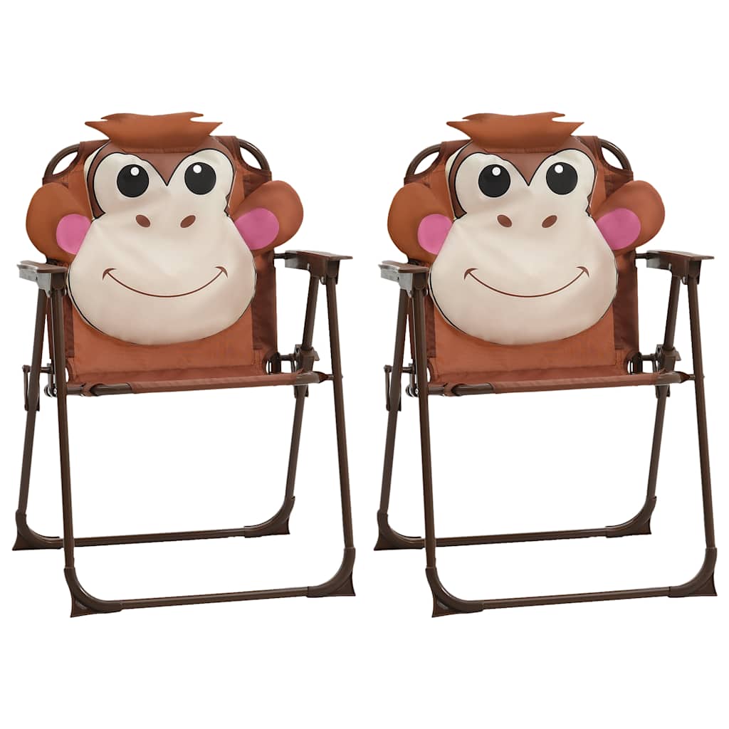 3 pcs conjunto bistrô de jardim infantil c/ guarda-sol castanho