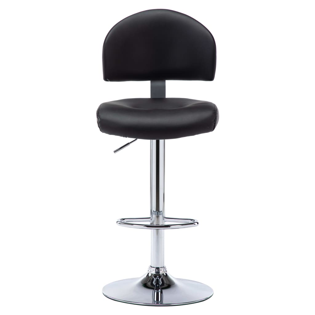 Bancos de bar 2 pcs couro artificial branco