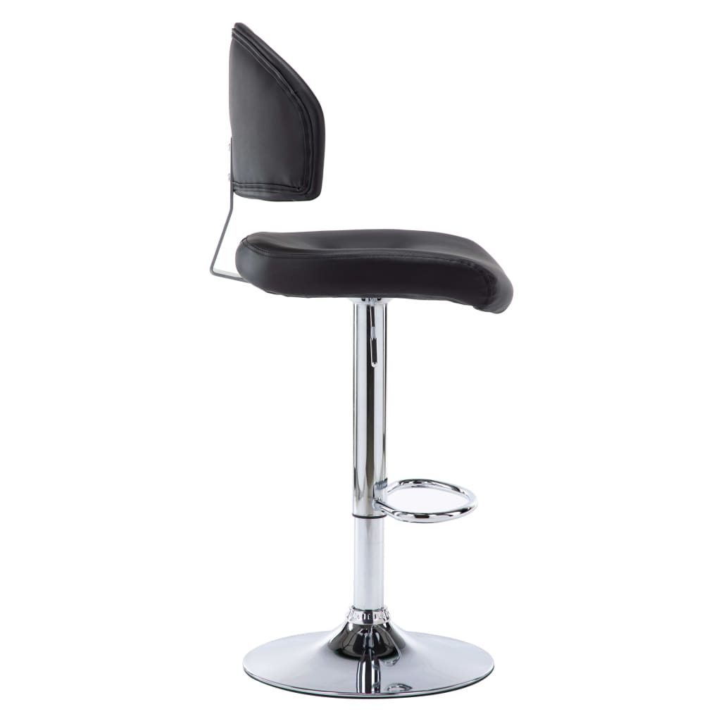 Bancos de bar 2 pcs couro artificial branco
