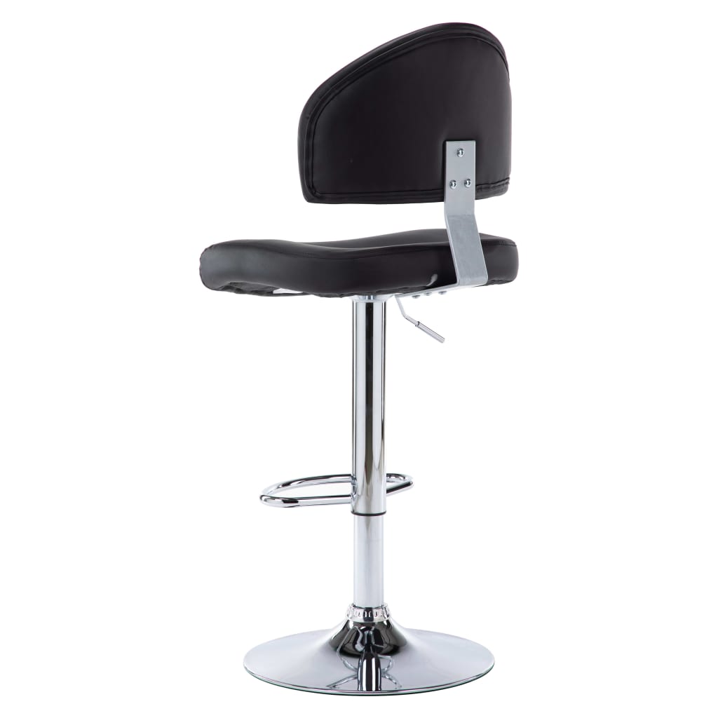 Bancos de bar 2 pcs couro artificial branco
