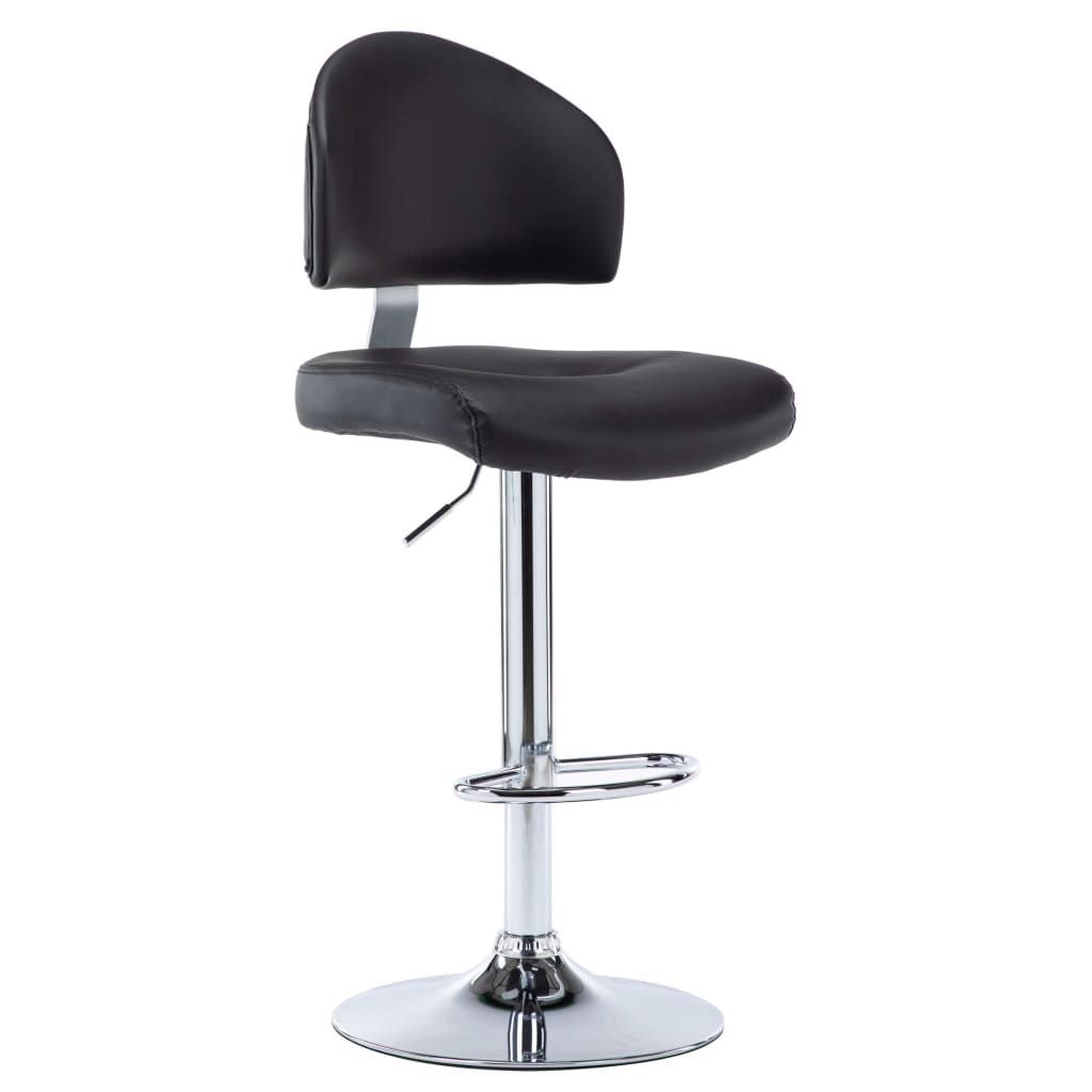 Bancos de bar 2 pcs couro artificial branco