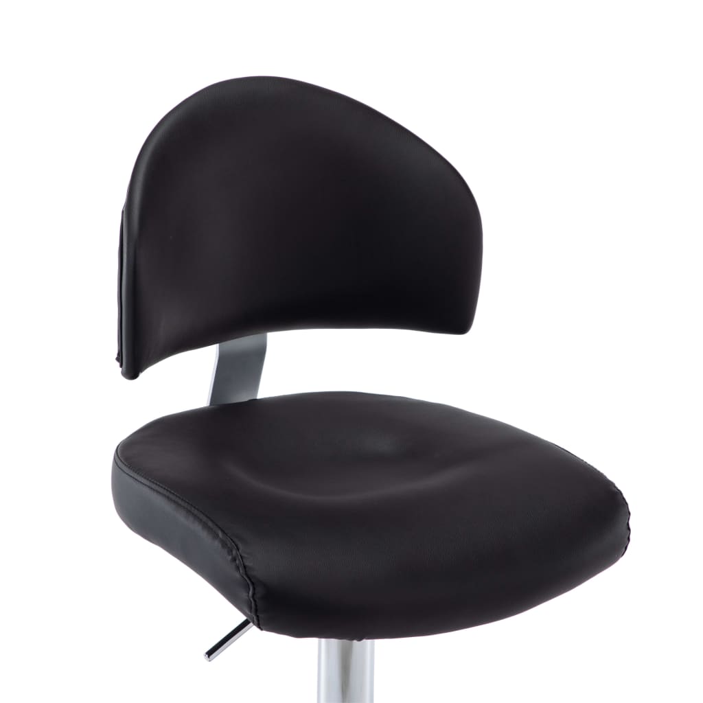 Bancos de bar 2 pcs couro artificial branco