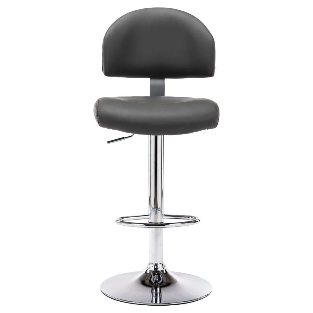Bancos de bar 2 pcs couro artificial branco