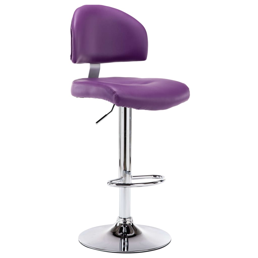 Bancos de bar 2 pcs couro artificial branco