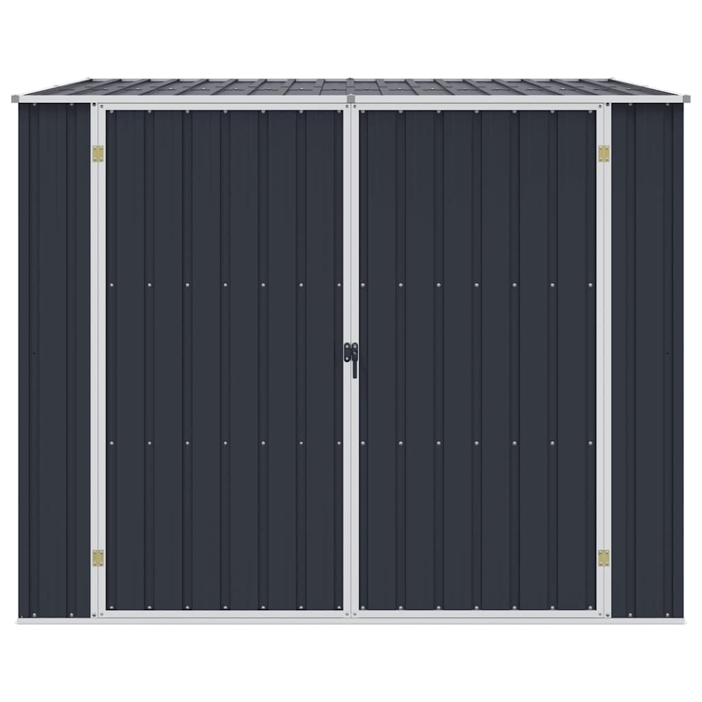 Abrigo de jardim 195x198x159 cm aço galvanizado antracite