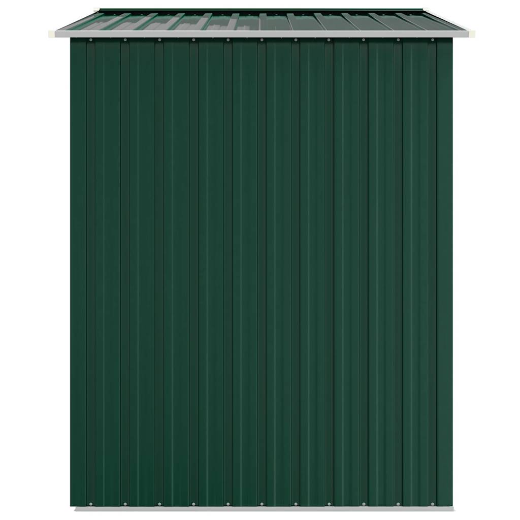 Abrigo de jardim 205x129x183 cm aço galvanizado verde