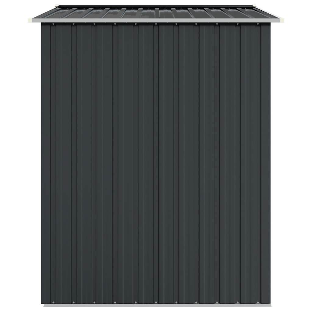 Abrigo de jardim 205x129x183 cm aço galvanizado antracite