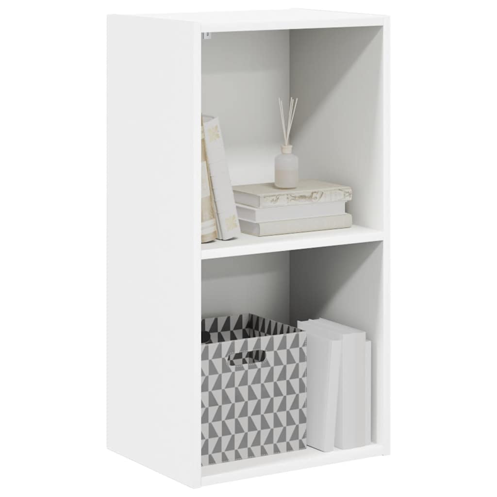 Estante com 2 prateleiras 40x30x76,5 cm contraplacado branco