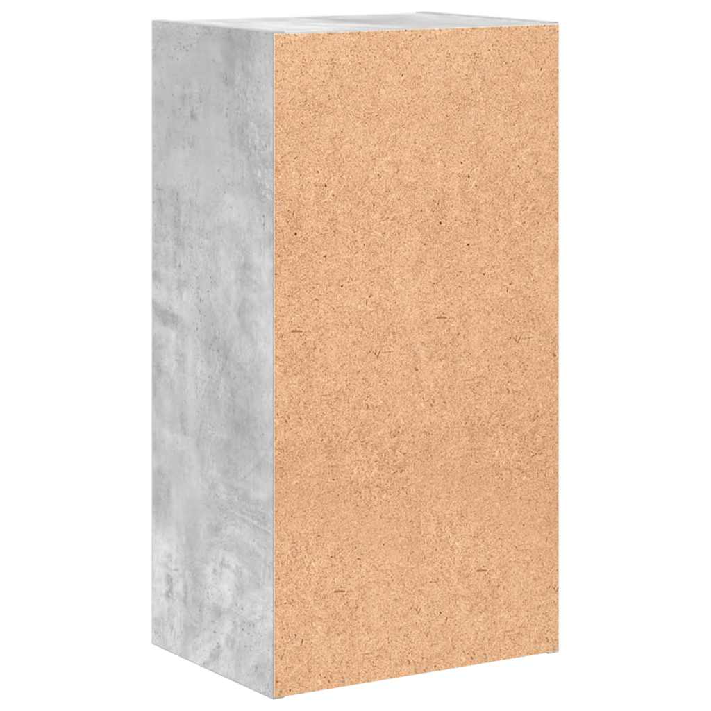 Estante c\ 2 prateleiras 60x30x76,5cm contrap. cinzento cimento