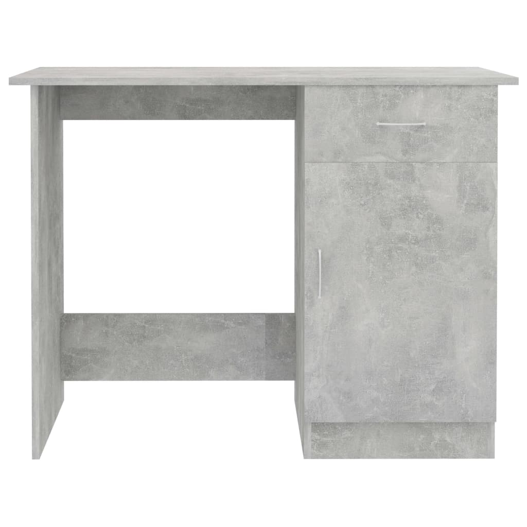 Secretária 100x50x76 cm derivados de madeira branco brilhante