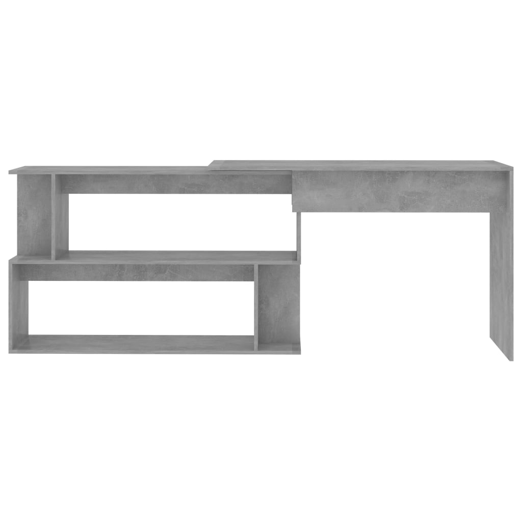 Secretária de canto 200x50x76 cm derivados de madeira branco