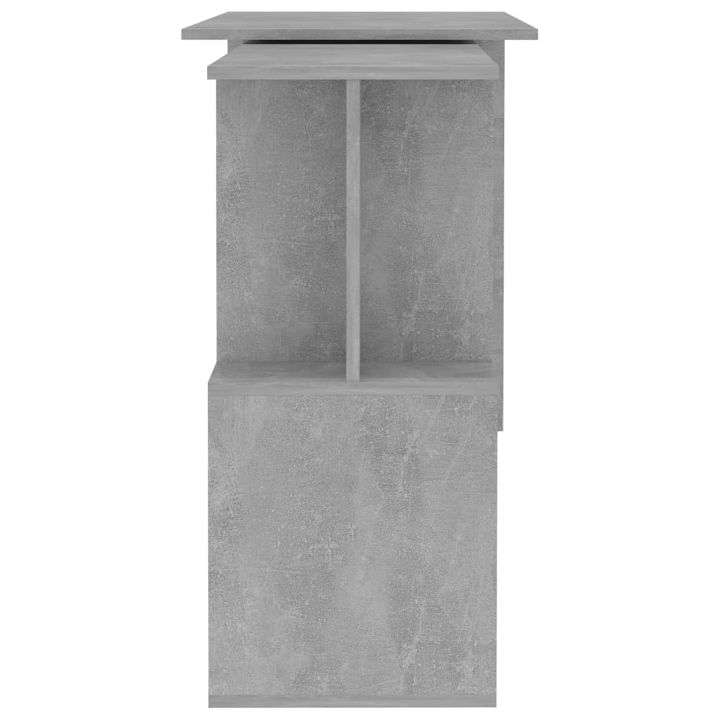 Secretária de canto 200x50x76 cm derivados de madeira branco