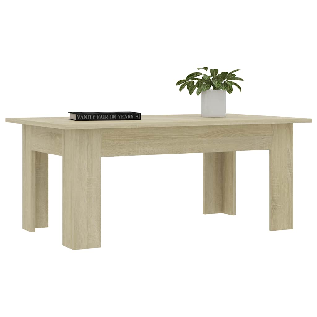 Mesa de centro 100x60x42 cm derivados de madeira branco