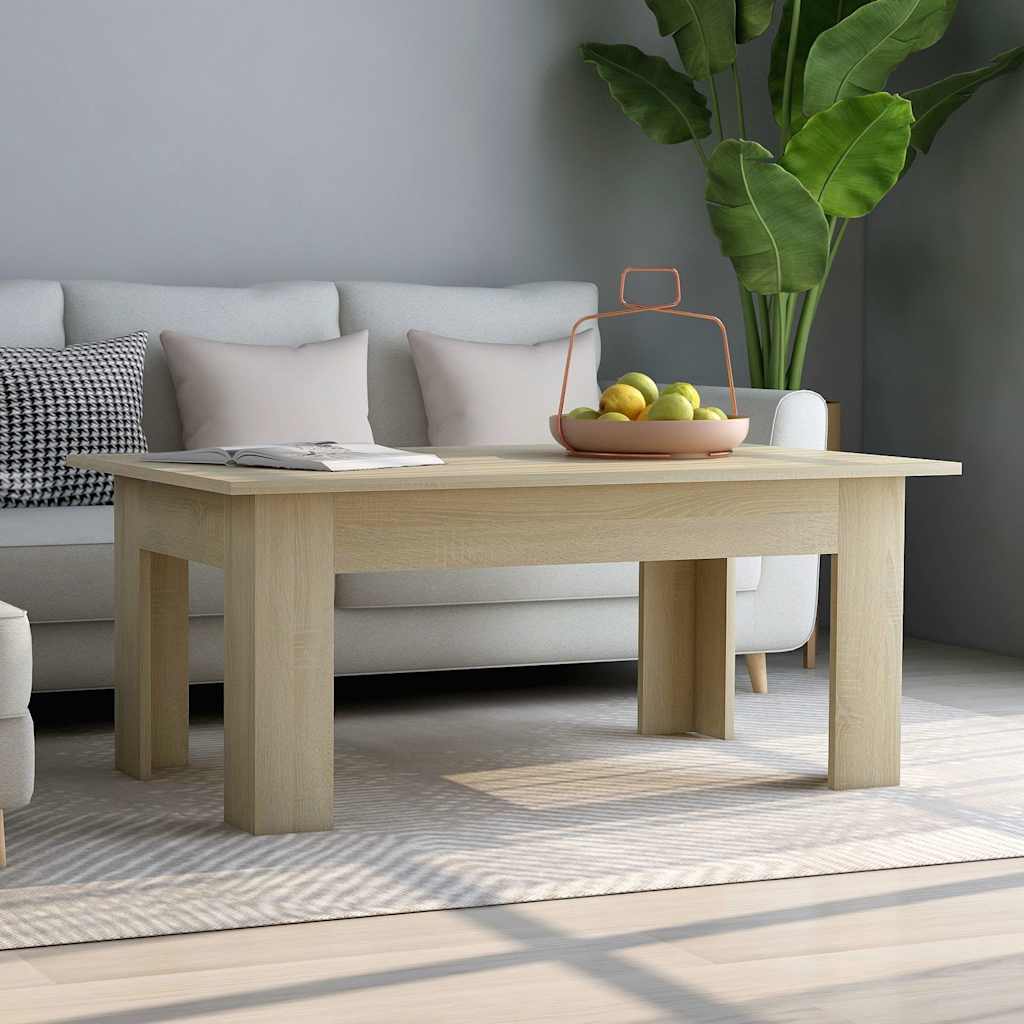 Mesa de centro 100x60x42 cm derivados de madeira branco