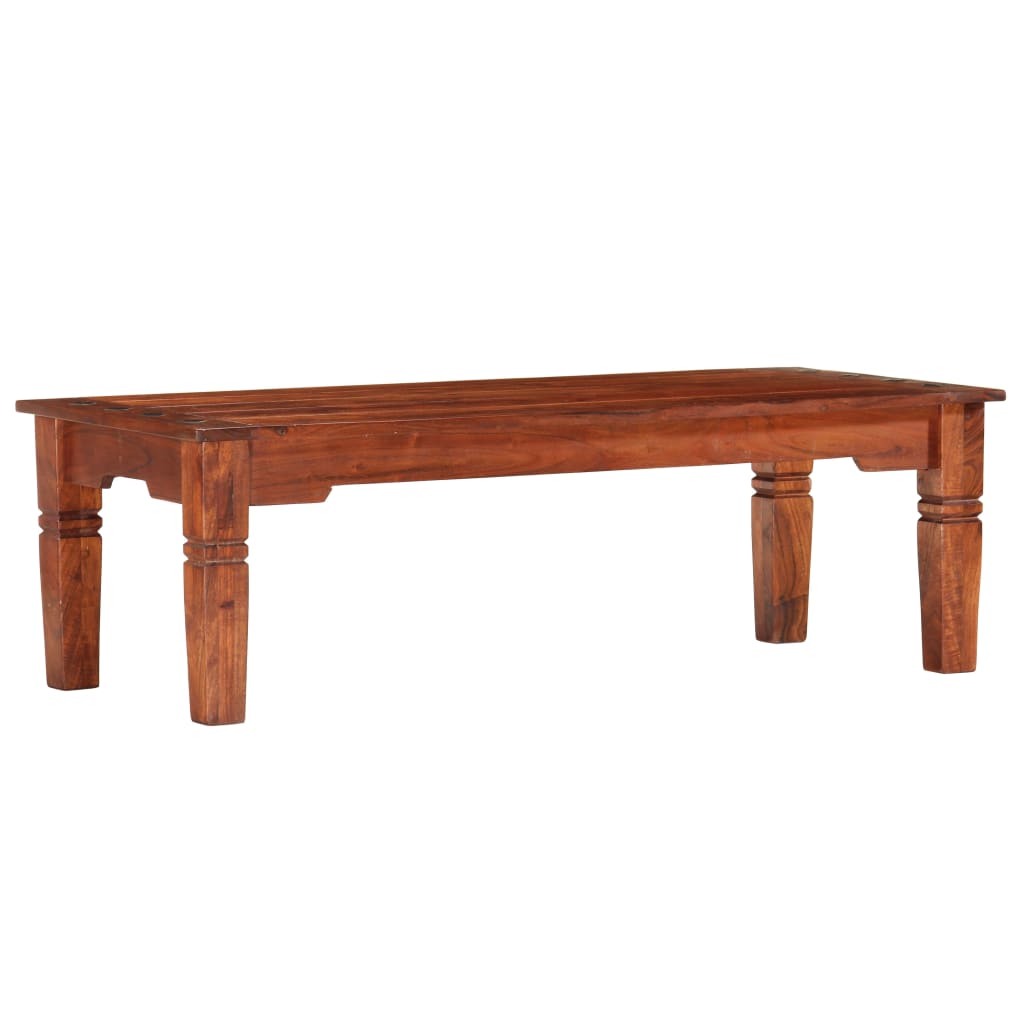 Mesa de centro 110x50x35 cm madeira de acácia maciça