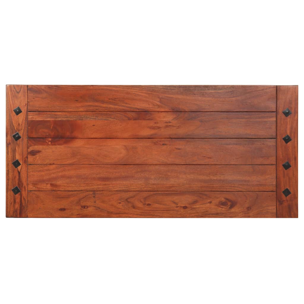 Mesa de centro 110x50x35 cm madeira de acácia maciça