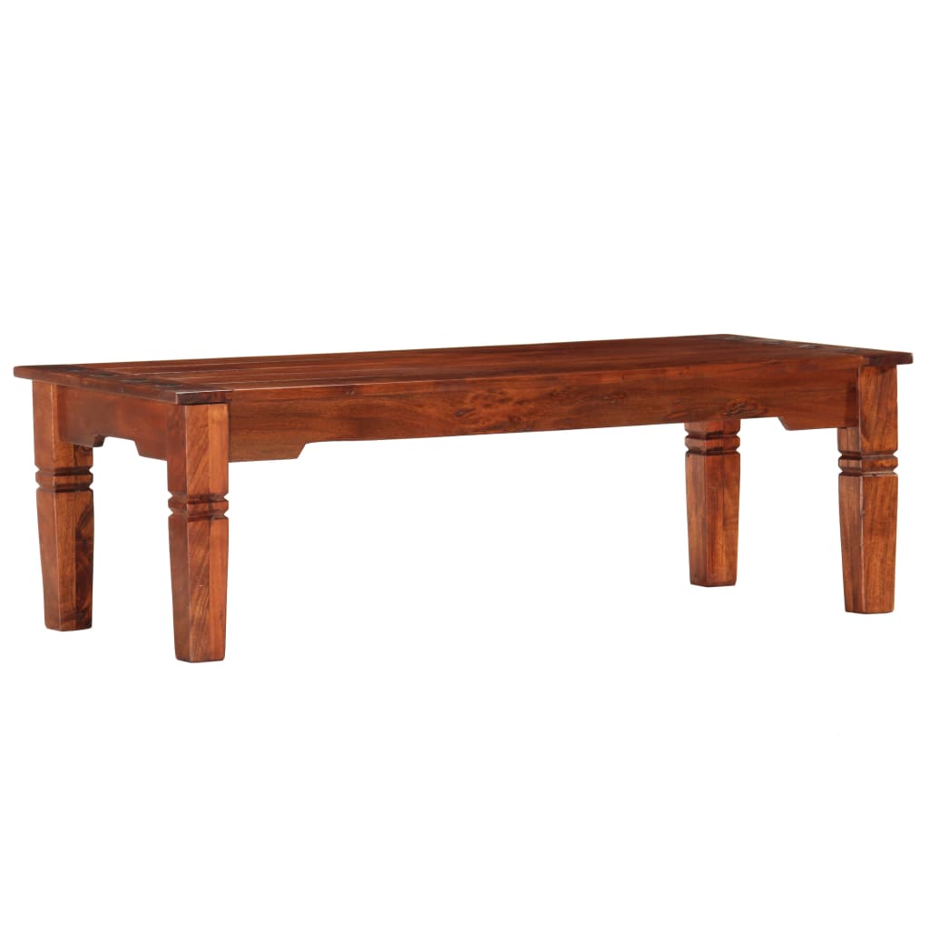 Mesa de centro 110x50x35 cm madeira de acácia maciça