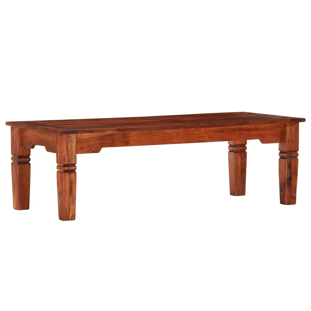 Mesa de centro 110x50x35 cm madeira de acácia maciça