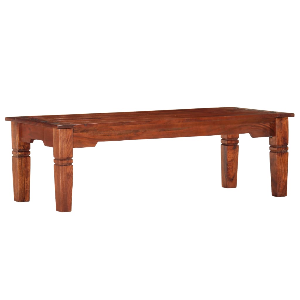 Mesa de centro 110x50x35 cm madeira de acácia maciça