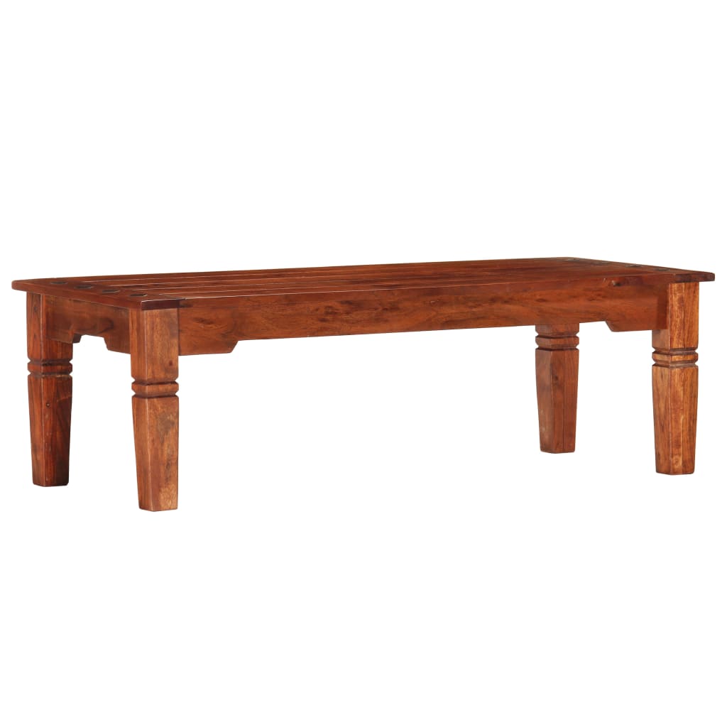 Mesa de centro 110x50x35 cm madeira de acácia maciça