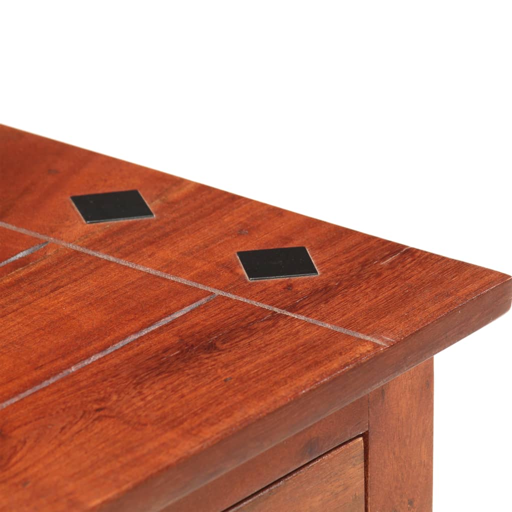 Mesa de cabeceira 40x30x50 cm madeira de acácia maciça